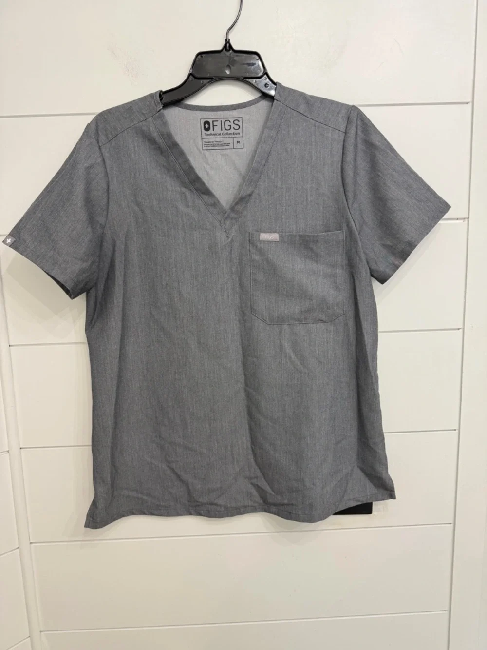 FIGS SET! Gray Catarina Scrub Top & Zamora Jogger Pants M 36508 - Picture 3 of 15